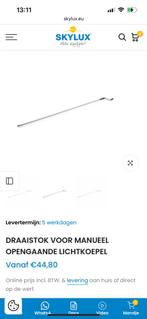 Skylux draaistok met haak, Doe-het-zelf en Bouw, Ophalen, Zo goed als nieuw