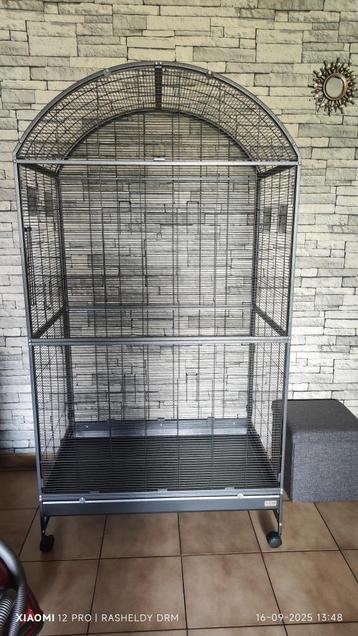 Cage pour grands oiseaux/perroquets, Animaux & Accessoires, Cage à oiseaux, Aluminium, Comme neuf, Enlèvement