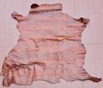 Echt lederen huid met Congo gestanste print - bruin, Ophalen of Verzenden, Gebruikt, Overige typen