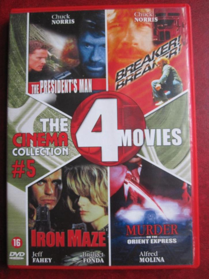 The Cinema Collection #5 (4 films sur 2 disques), CD & DVD, DVD | Action, Comme neuf, Thriller d'action, Coffret, À partir de 16 ans