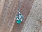 ketting halsketting met Engelenhanger parelmoer, Ophalen of Verzenden, Zo goed als nieuw, Met hanger