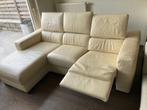 Lederen zetel Italsofa, Huis en Inrichting, Ophalen, Zo goed als nieuw, Driepersoons, Leer