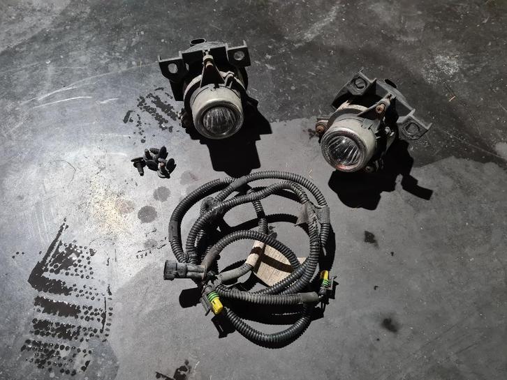 Abarth Mistlichten links en rechts met kabelboom, Auto-onderdelen, Verlichting, Gebruikt, Ophalen
