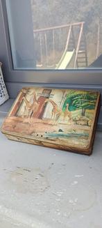 Boite vintage en tôle chocolat martougain