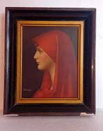 Lithografische reproductie door Fabiola d'Henner, Antiek en Kunst, Ophalen of Verzenden