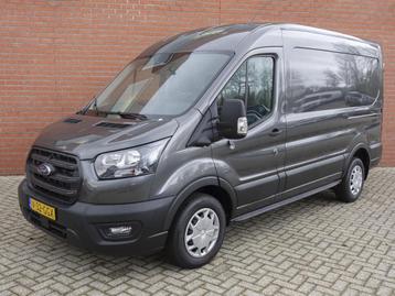 Ford Transit 310 L2H2 Trend Automaat Airco Bluetooth Camera, Auto's, Bestelwagens en Lichte vracht, Stof, 1995 cc, Euro 6, 4 cilinders
