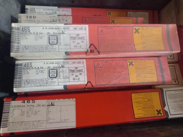 vlamboog elektroden staal,lasbaget,lasdraad, Bricolage & Construction, Outillage | Soudeuses, Comme neuf, Tig, Enlèvement ou Envoi