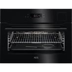 AEG 45cm hete lucht/stoom oven problackline KSK792280B, Elektronische apparatuur, Ovens, Gebruikt, Oven met grill, Inbouw, 45 tot 60 cm