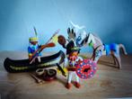 Playmobil indianen set met paard en kano Vintage, Comme neuf, Enlèvement