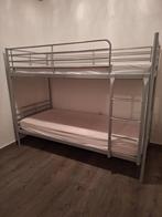 stapelbed + matrassen, Huis en Inrichting, Slaapkamer | Stapelbedden en Hoogslapers, Ophalen, 90 cm, 160 tot 180 cm, Zo goed als nieuw
