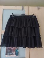 Feestelijk zwart rokje in laagjes voile Clockhouse maat 44, Kleding | Dames, Rokken, Ophalen of Verzenden, Nieuw, Maat 42/44 (L)