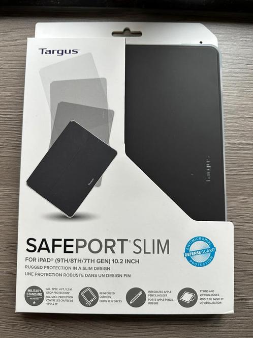 Housse Targus Safeport Slim Ipad 10,2 pouces, Informatique & Logiciels, Housses pour tablettes, Neuf, Protection faces avant et arrière