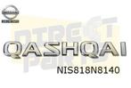 Nissan Qashqai embleem tekst ''Qashqai'' achterklep Originee, -, Verzenden, -, Nieuw