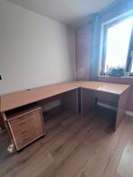 Grand bureau d’angle professionnel, Maison & Meubles, Enlèvement, Comme neuf, Bureau