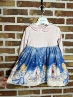 Robe Monnalisa Cendrillon en rose et bleu pour fille d'un an, Kinderen en Baby's, Jurkje of Rokje, Meisje, Monnalisa, Zo goed als nieuw