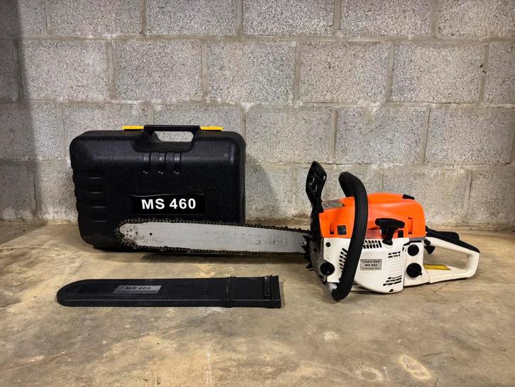 MS 460 type kettingzaag – 50cm zwaard – met hoes, Bricolage & Construction, Outillage | Scies mécaniques, Comme neuf, Tronçonneuse