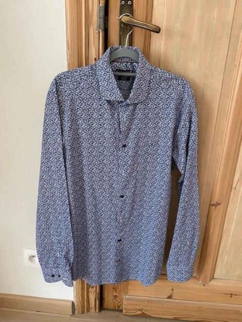 Prachtig Hemd Tommy Hilfiger – Maat 40 - Nieuw!, Kleding | Heren, Overhemden, Nieuw, Halswijdte 39/40 (M), Blauw, Ophalen of Verzenden