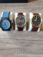 heren horloges, alle 3 de horloges werken 70 euro, Handtassen en Accessoires, Horloges | Kinderen, Ophalen, Zo goed als nieuw