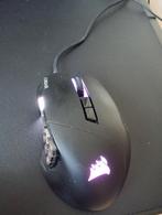 Corsair scimitar RGB elite gaming mouse, Computers en Software, Muizen, Rechtshandig, Muis, Gebruikt, Gaming muis