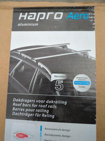 Hapro aero dakdragers beschikbaar voor biedingen