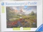 ravensburger puzzel 1000 stukjes nature franse alpen, Hobby en Vrije tijd, Ophalen of Verzenden, Nieuw