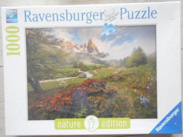 ravensburger puzzel 1000 stukjes nature franse alpen, Enlèvement ou Envoi, Neuf