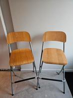 2 chaises de bar Ikea pliables - 74cm, Maison & Meubles, Enlèvement, Utilisé, Bois, Deux