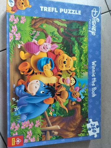 Puzzel Disney 260 stukjes, Hobby en Vrije tijd, Denksport en Puzzels, Ophalen, Minder dan 500 stukjes, Gebruikt, Legpuzzel