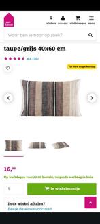 4 sierkussens, Huis en Inrichting, Woonaccessoires | Kussens, Ophalen, Zo goed als nieuw