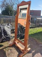 Massieve Mexicaanse staande spiegel, Ophalen, Gebruikt, 75 tot 100 cm, 150 tot 200 cm