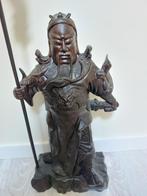 Statue de guerrier en bois, Maison & Meubles, Accessoires pour la Maison | Statues de Bouddha, Comme neuf, Enlèvement
