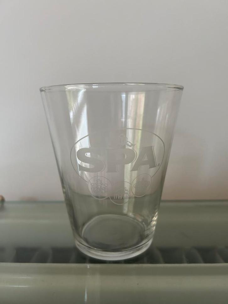 SPA glazen, Verzamelen, Glas en Drinkglazen, Zo goed als nieuw, Ophalen