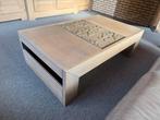 Salontafel in massief eik, Huis en Inrichting, Ophalen, Zo goed als nieuw