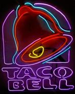 Taco Bell neon USA retro americana decoratie neons mancave, Verzamelen, Ophalen of Verzenden, Nieuw, Lichtbak of (neon) lamp