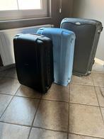 3 reiskoffers Samsonite, Handtassen en Accessoires, Ophalen, Gebruikt, 70 cm of meer, Zacht kunststof