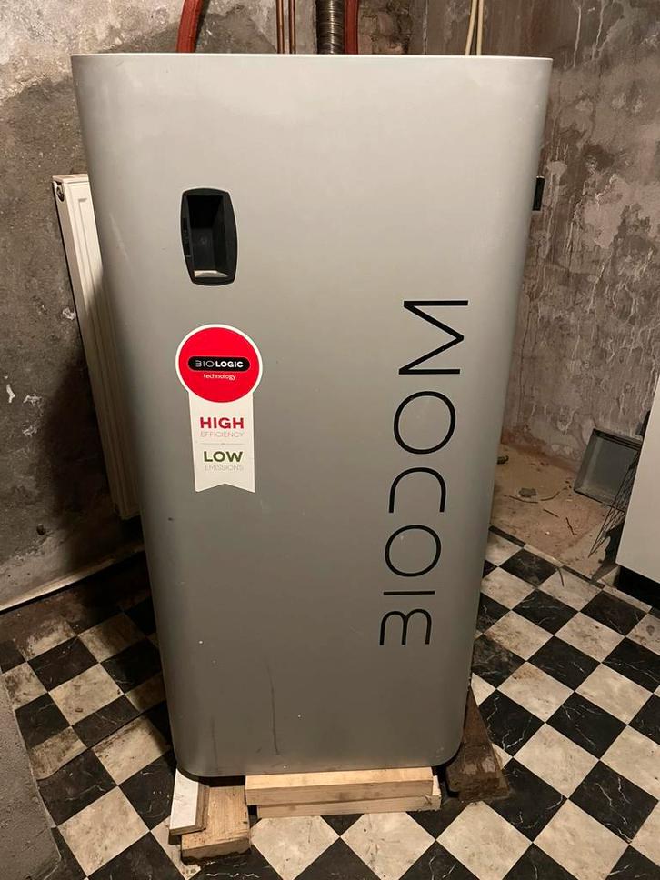 Biodom c15 pelletkachel/ketel, Doe-het-zelf en Bouw, Chauffageketels en Boilers, Zo goed als nieuw, Ophalen