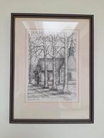 Pentekening Waasmunster heide, Antiek en Kunst, Ophalen