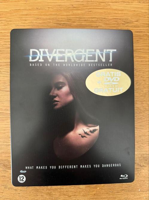 BD DIVIRGENT - steelbook edition + DVD, Cd's en Dvd's, Blu-ray, Zo goed als nieuw, Ophalen of Verzenden