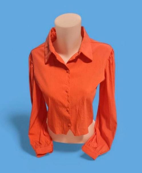 ✨️ZARA Blouse – Maat S – Stijlvol & Comfortabel ✨️, Kleding | Dames, Blouses en Tunieken, Zo goed als nieuw, Maat 36 (S), Oranje