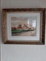 Belle peinture de l'ancien moulin à vent disparu de Waarscho, Antiquités & Art, Art | Peinture | Classique, Enlèvement ou Envoi