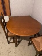 Table avec 6 chaises, Antiquités & Art, Enlèvement ou Envoi