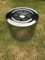 Inox trommel, Ophalen, Gebruikt