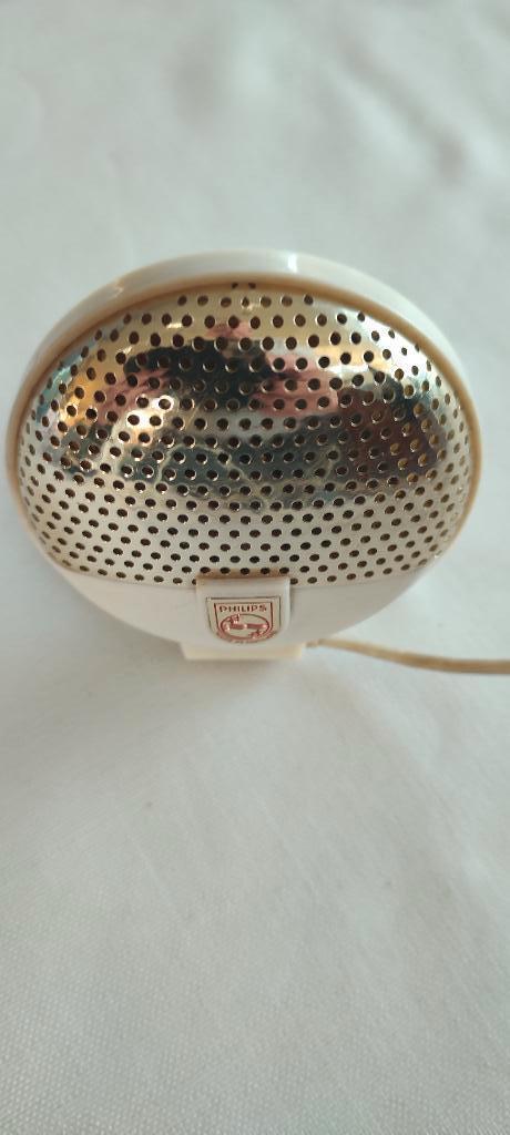 Vintage Philips EL3750/00 microfoon uit de jaren ’60–’70.  , Antiek en Kunst, Antiek | Tv's en Audio, Ophalen of Verzenden