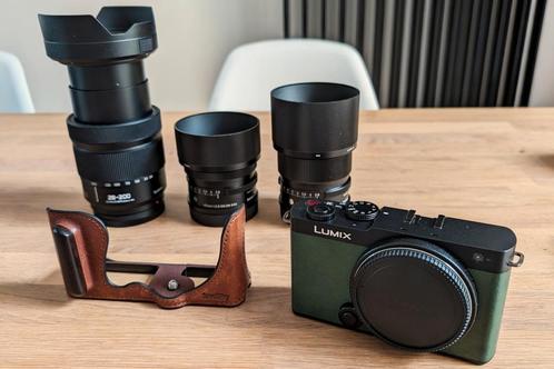 Panasonic Lumix S9 set met 3 lenzen, Audio, Tv en Foto, Fotocamera's Digitaal, Zo goed als nieuw, Ophalen