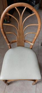 6 chaises de salle à manger avec sièges en cuir, Enlèvement, Cinq, Six Chaises ou plus, Utilisé