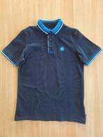 Donkerblauwe polo met felblauwe accenten voor jongen maat 16, Ophalen of Verzenden, Zo goed als nieuw, Shirt of Longsleeve, Jongen