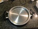 Amc pannenkoekenpan, Huis en Inrichting, Keuken | Potten en Pannen, Ophalen of Verzenden, Zo goed als nieuw, Inox, Koekenpan of Braadpan