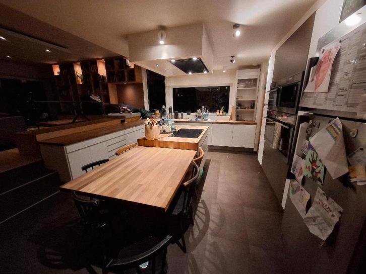 Faktum Ikea keuken goede staat, Huis en Inrichting, Keuken | Complete keukens, Gebruikt, Overige typen, Wit, Hout, Greeploos, Met kookeiland