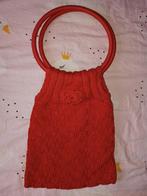 Handgemaakte gebreide rode strandtas, Ophalen of Verzenden, Nieuw, Rood, Handtas