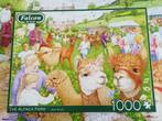 Falcon puzzel / The Alpaca farm / 1000 stukjes, Ophalen of Verzenden